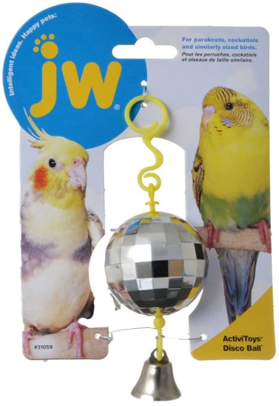 JW Pet Insight Activitoys Disco Ball Bird Toy-1 count-