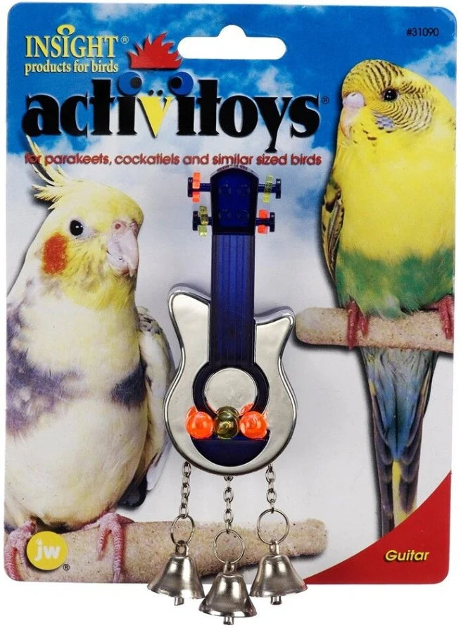 JW Pet Insight Guitar Bird Toy-1 count-