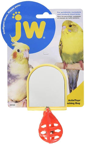 JW Pet Insight Activitoys Punching Bag Plastic Bird Toy-1 count-