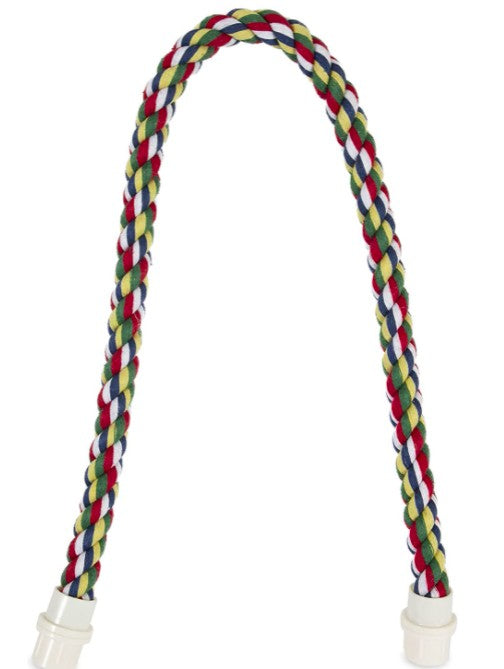 JW Pet Flexible Multi-Color Comfy Rope Perch 32in. - Medium 1 count-