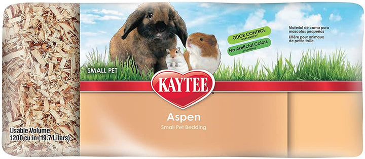 Kaytee Aspen Small Pet Bedding and Litter - 19.7 liter-