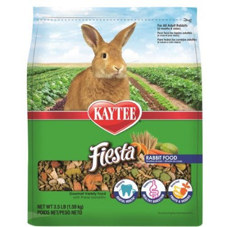 Kaytee Fiesta Gourmet Variety Diet Rabbit - 6.5 lb-