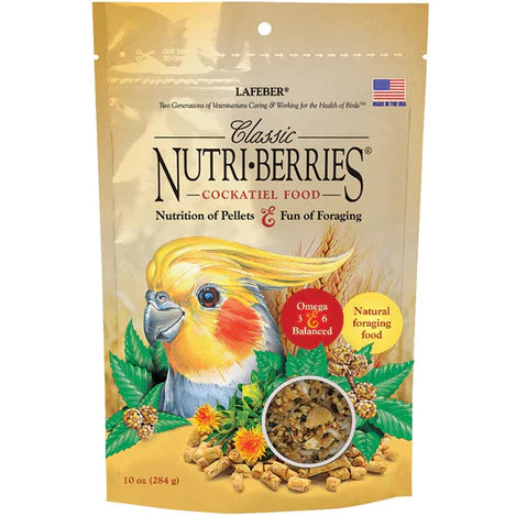 Lafeber Classic Nutri-Berries Cockatiel Food-4 lb-