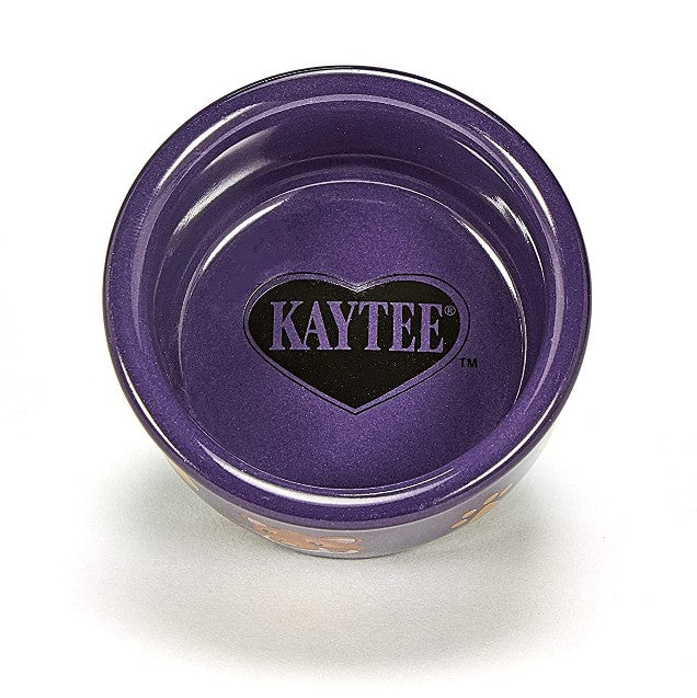 Kaytee Paw Print & Hamster Face Crock - 1 count-