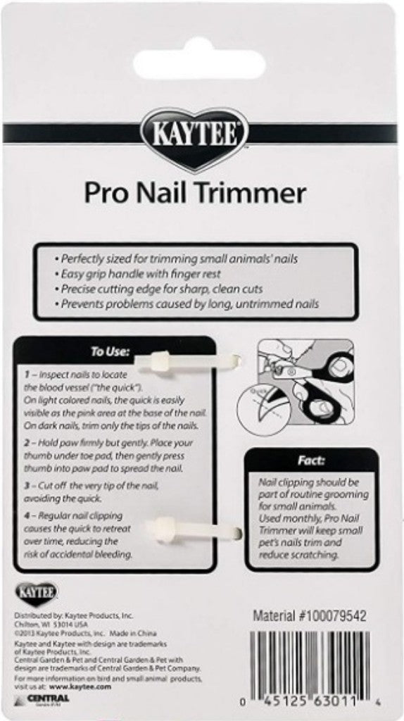 Kaytee Pro Nail Trimmer - Small Animal - Nail Trimmer-