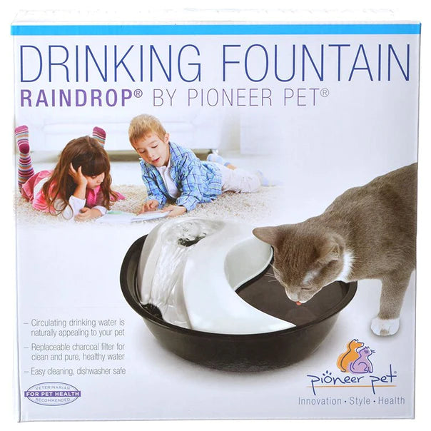 Pioneer Pet Raindrop Plastic Drinking Fountain-