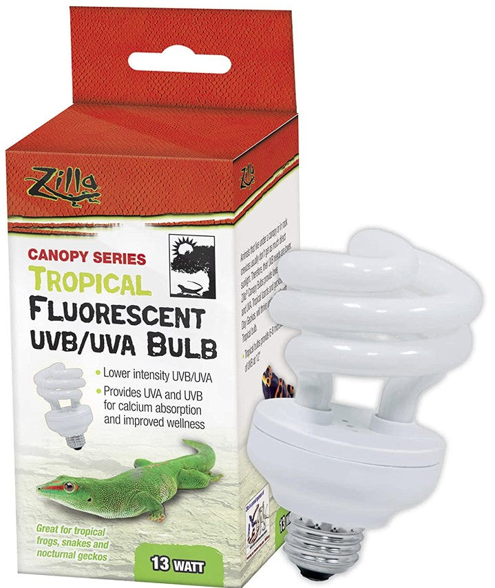 Zilla Canopy Series Tropical Fluorescent UVB/UVA Bulb - 1 Count-