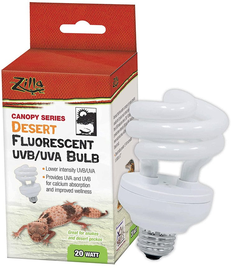 Zilla Canopy Series Desert Fluorescent UVB/UVA Bulb - 1 Count-