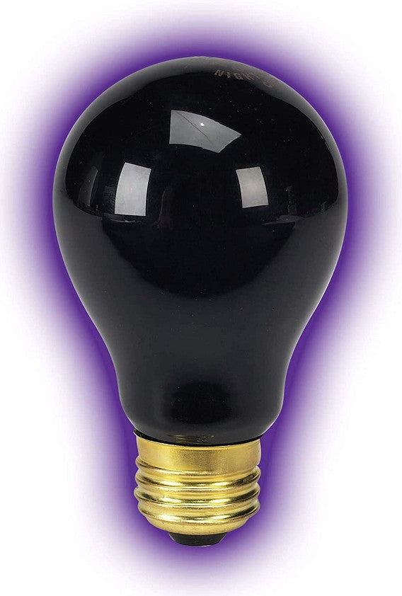 Zilla Night Time Black Light Incandescent Heat Bulb - 150 Watts-