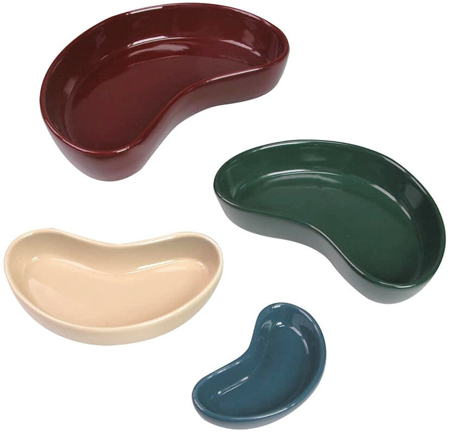 Zilla Kidney Shaped Terrarium Dish - Food or Water - Small - 4" Long - (Assorted Colors)-