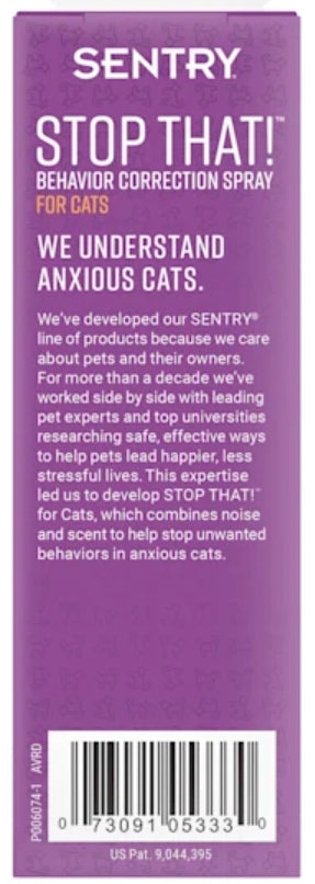 Sentry Stop That! Behavior Correction Spray for Cats - 1 oz-