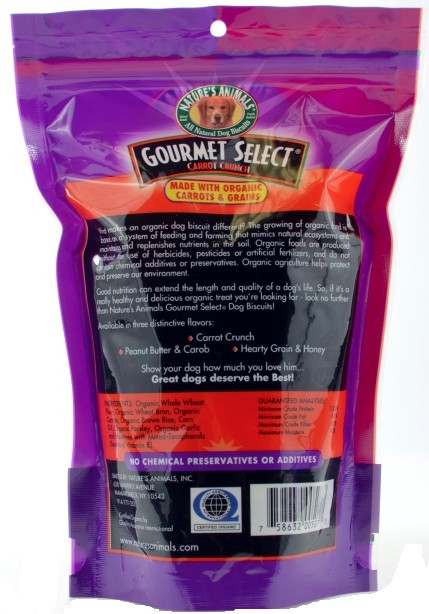 Natures Animals Gourmet Select Carrot Crunch Mini-