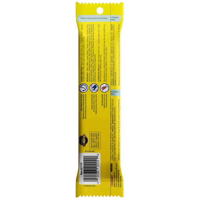 Vitakraft Sesame and Banana Sticks for Parakeets-