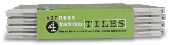 Van Ness Track-Less Litter Mat Tiles - 4 count-