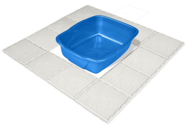 Van Ness Track-Less Litter Mat Tiles - 4 count-