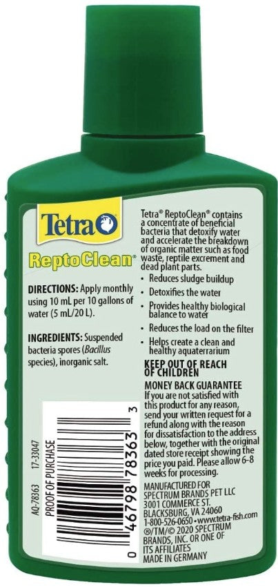 Tetra ReptoClean Water Treatment - 3.38 oz-