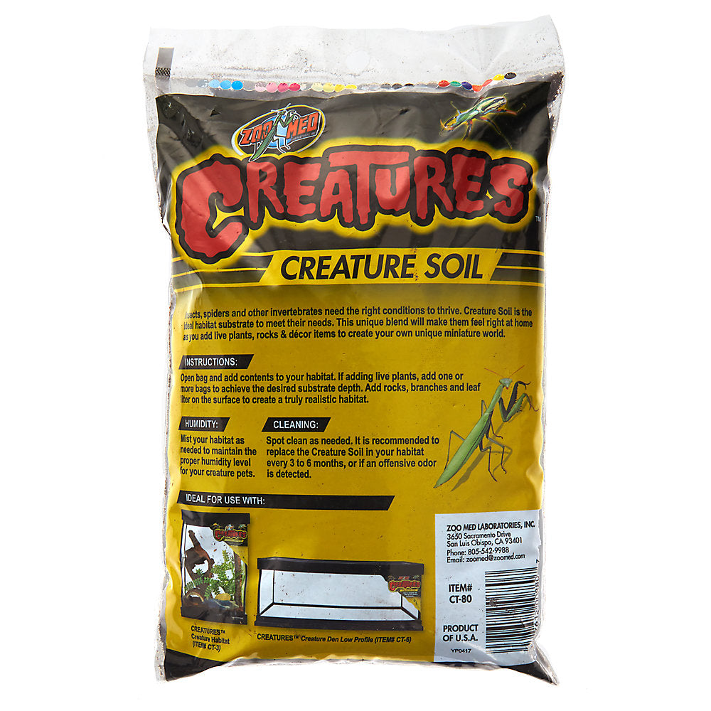 Zoo Med Creatures Creature Soil - 1 Dry Quart (1.1 Liter)-