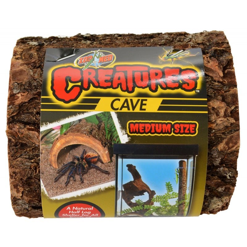 Zoo Med Creatures Cave - Medium (5"L x 5"W x 2.5"H)-