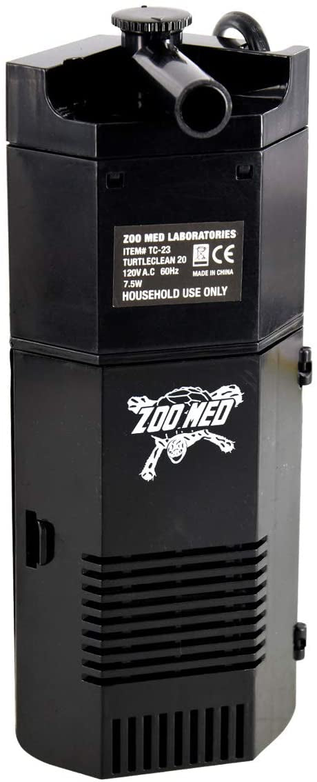 Zoo Med TurtleClean Deluxe Turtle Filter - 20 Gallons-