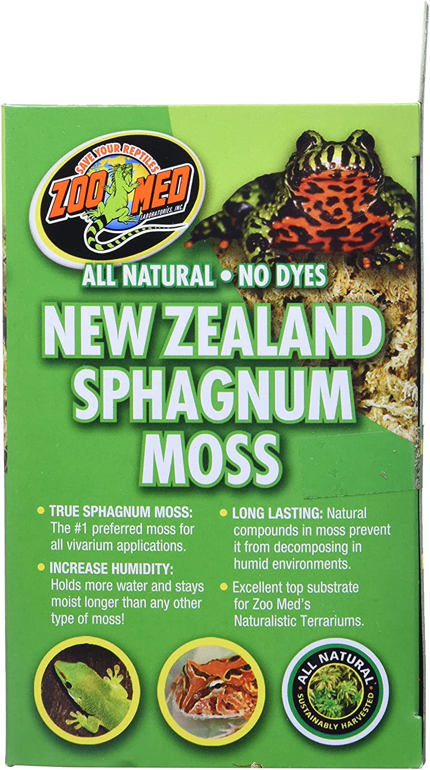 Zoo Med New Zeland Sphangnum Moss - 80 Cubic Inches-