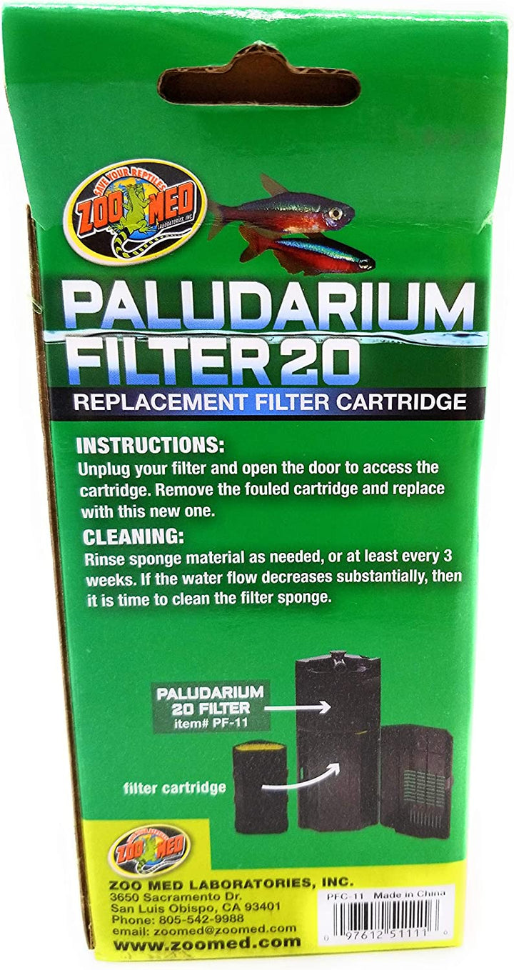 Zoo Med Paludarium Replacement Filter Cartridge - 20 Gallons-