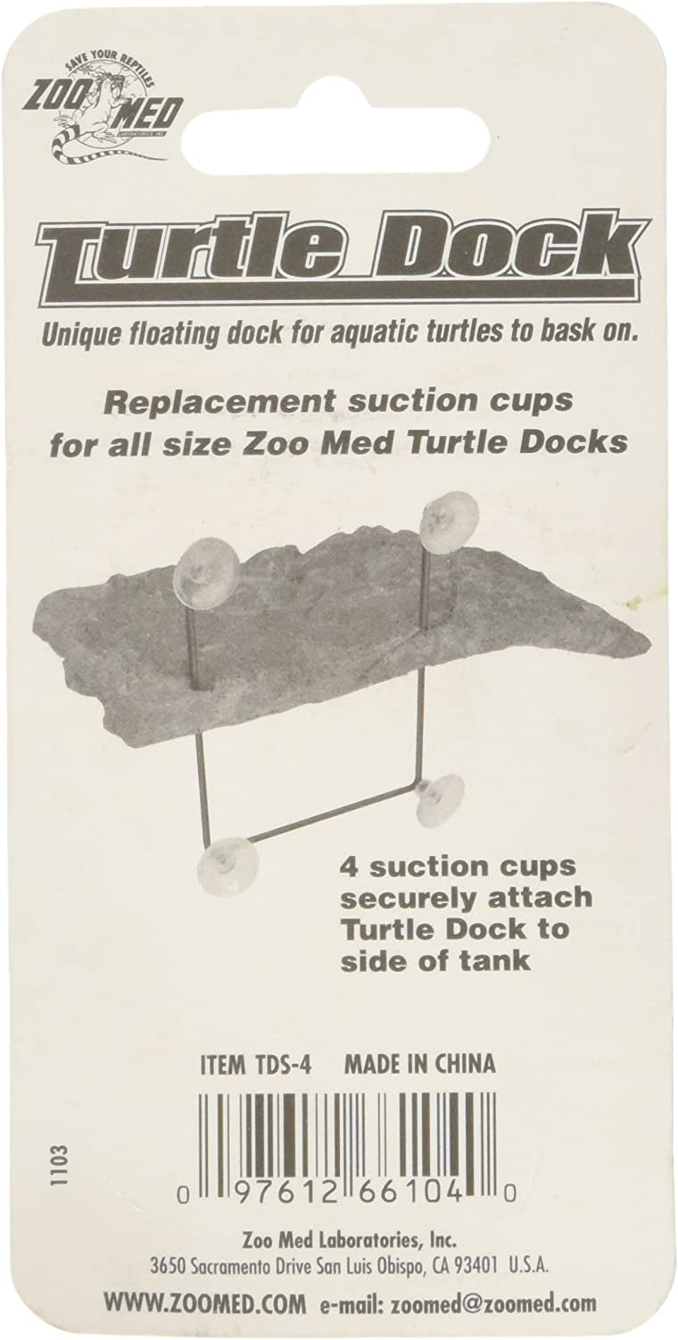 Zoo Med Turtle Dock Suction Cups - 4 Pack-