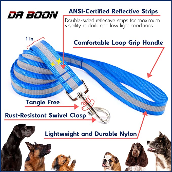 Da Boon Original Double-Sided Reflective Leash-