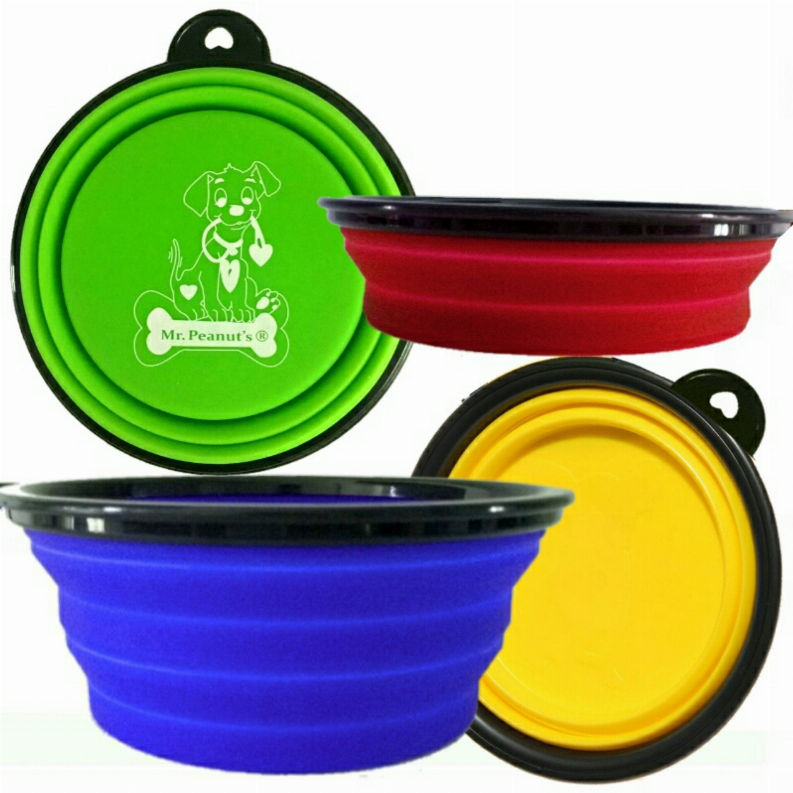 Collapsible Silicone Travel Bowls-