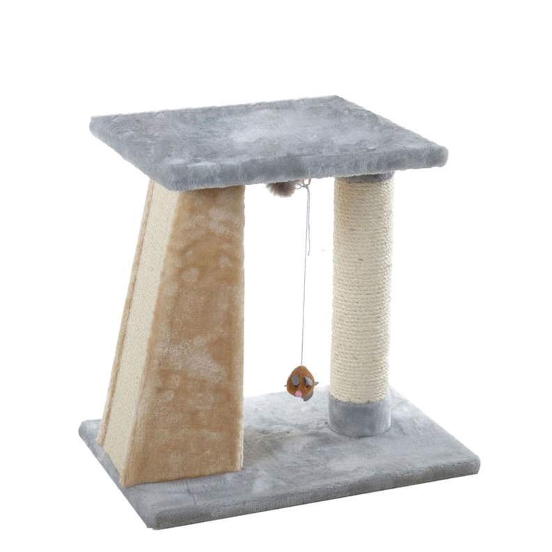 Armarkat 2 Level Platform Scratcher Real Wood Cat Post 13.90 lb-1-