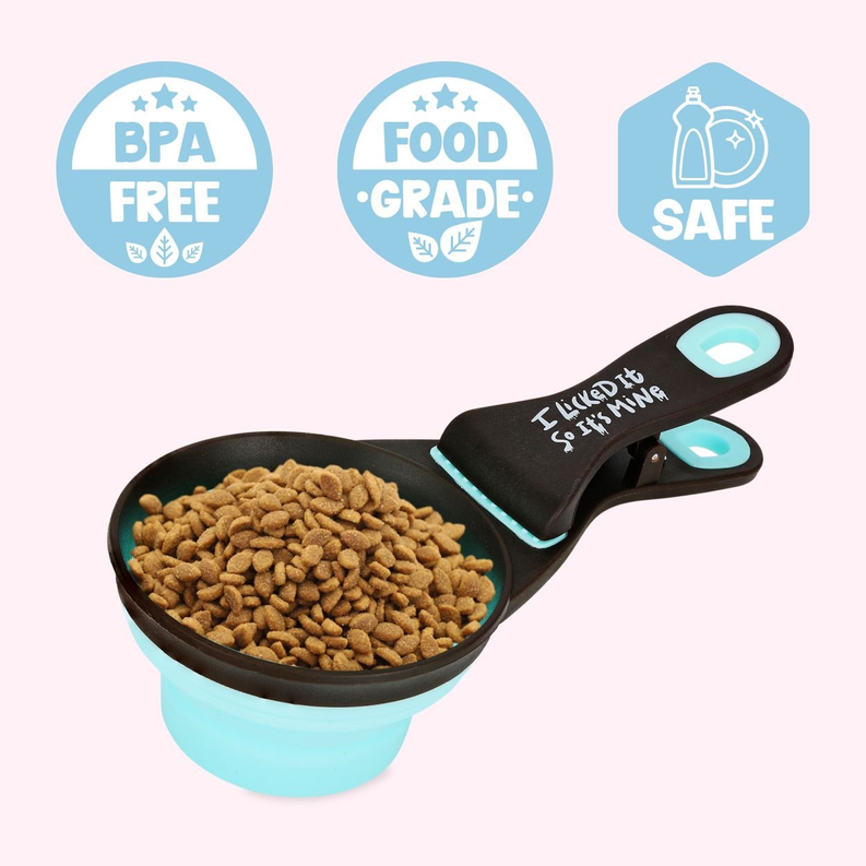 "I Licked It So It's Mine" Aqua Dog Food Scooper-1-