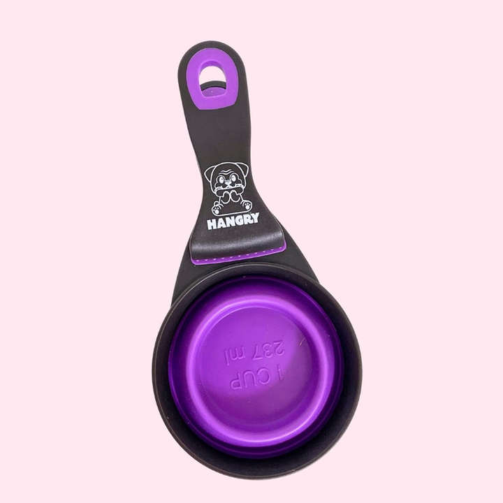 "Hangry" Purple Dog Food Scooper-1-